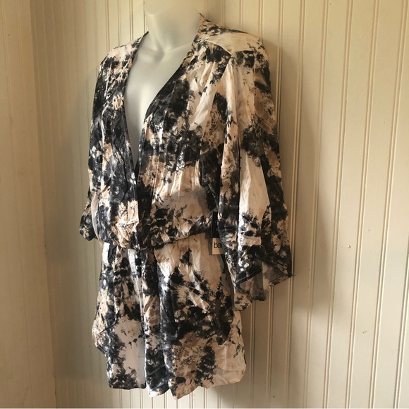 BAR IIl Retail $78 Wet’N Wild Romper V-Neck Swimsuit Cover Up Size XLarge - Picture 6 of 6